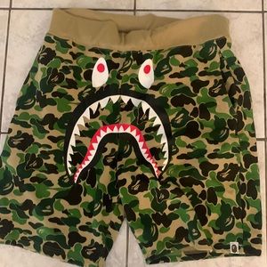 Bape camo shorts